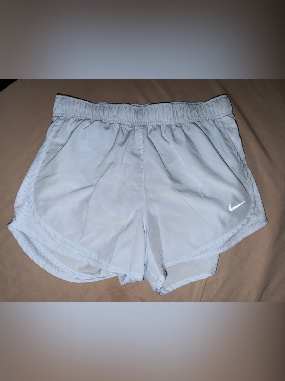 Nike Women's Light Blue Athletic Running Shorts